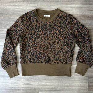 Madewell Leopard print sweatshirt